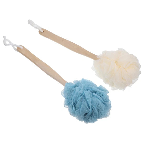 2 Pcs Baby Miss Handle Bath Brush Brushes Shower Long Handles for Elderly