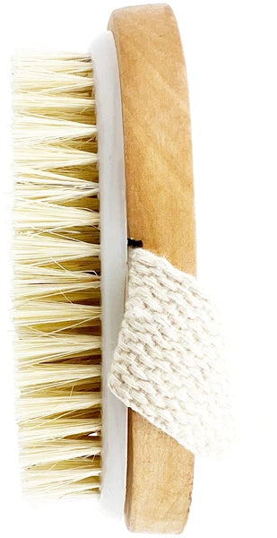 Body Brush Skin Exfoliating Bath Shower Scrubber Wooden Natural Boar Bristles