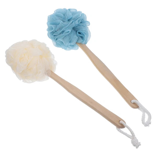 2 Pcs Baby Miss Handle Bath Brush Brushes Shower Long Handles for Elderly