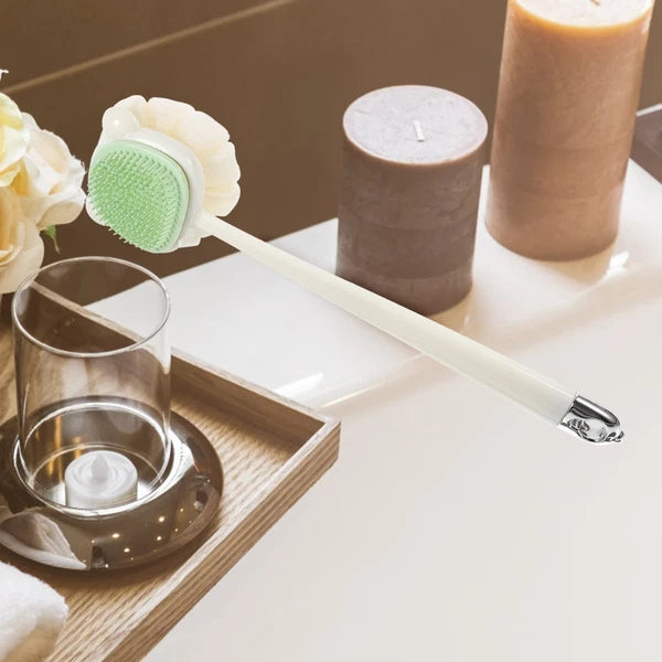 Bath Brush Shower Scrubber for Cleaning Bathroom with Long Handle