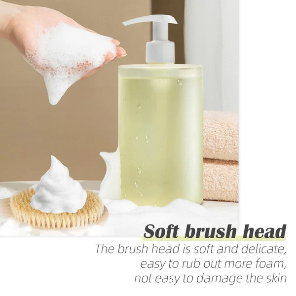 ????Bath Body Brush Shower 22 Super Long Handle Back Body Scrubber Wet/Dry