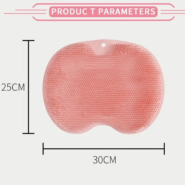 Shower Bath Exfoliating Brush Clean Mat 1-2 Foot Back Body Scrubber Massager Pad