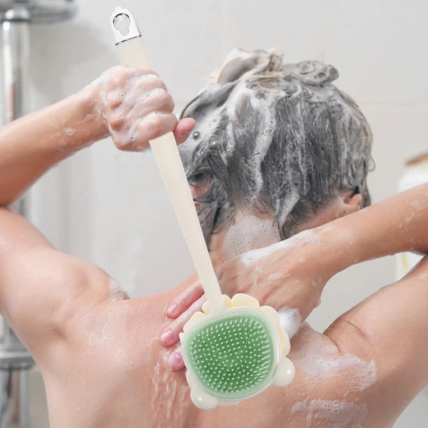Back Brush Long Handle Shower Bath Brush Back Scrubber Exfoliation Shower Brush