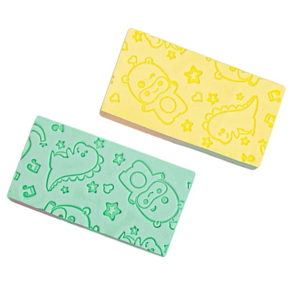 2 Pcs Bath Scrub Sponge Brush Newborn Skin Exfoliator for Body Scrubber Shower