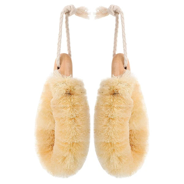 2 Pcs Silk Bath Brush Miss Shower Scrub Exfoliating Body Scrubber