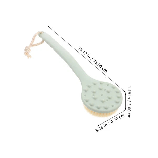 Back Exfoliating Brush Shower Back Brush Body Bath Brush Portable Back Scrubber