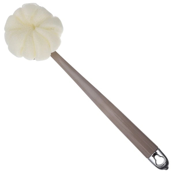 Long Handle Bath Brush Dual Sided Body Scrubber for Gentle Cleaning in Shower