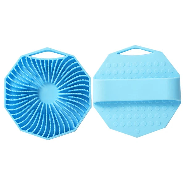 Set Of 2 Body Scrubber Exfoliation For Home Bath Silicone Exfoliator Scrub Brush