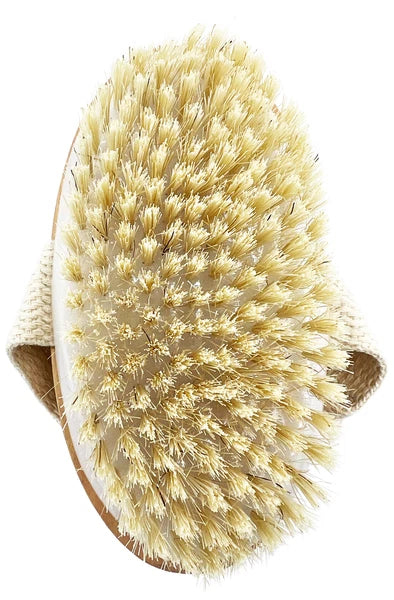 Body Brush Skin Exfoliating Bath Shower Scrubber Wooden Natural Boar Bristles