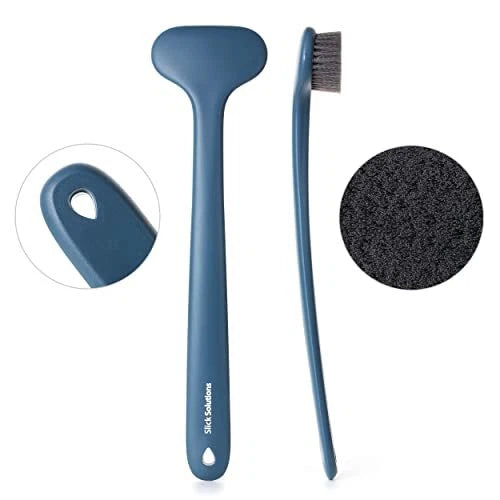 Back Scrubber Body Brush for Bathroom Shower with Long Handle and Soft Bristles