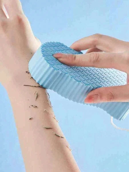 1-2 Exfoliating Body Sponge Bath Shower Scrubber Brush Wash Pad Dry Skin Remover