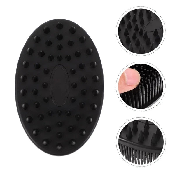 Double-sided Baby Shower Brush Silicone Body Scrubber Bath Massage Brush