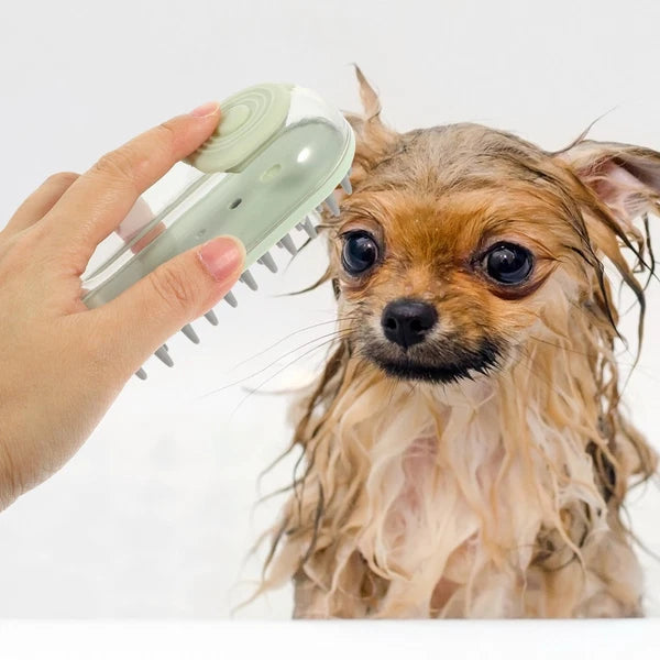 Household Dog Brush Wear-resistant Pet Bath Brush Convenient Shower Brush Dog