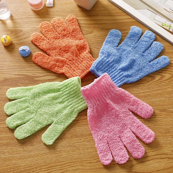 5 Pairs Bath Gloves Dead Skin Scrubber Shower Accessories Body Brush