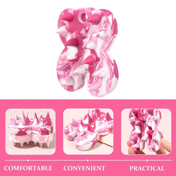 Body Brush Hair Scalp Brush Exfoliating Bath Brush for Women Men Comfortable