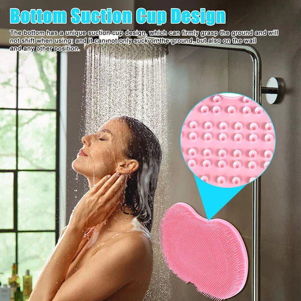 Shower Bath Exfoliating Brush Clean Mat 1-2 Foot Back Body Scrubber Massager Pad