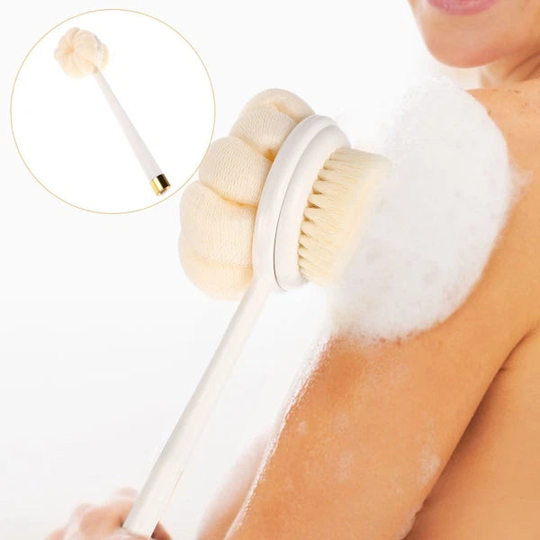 Bath Scrub Cleaning Brush Body Shower Scrubber Wash Baby Back with Long Handle