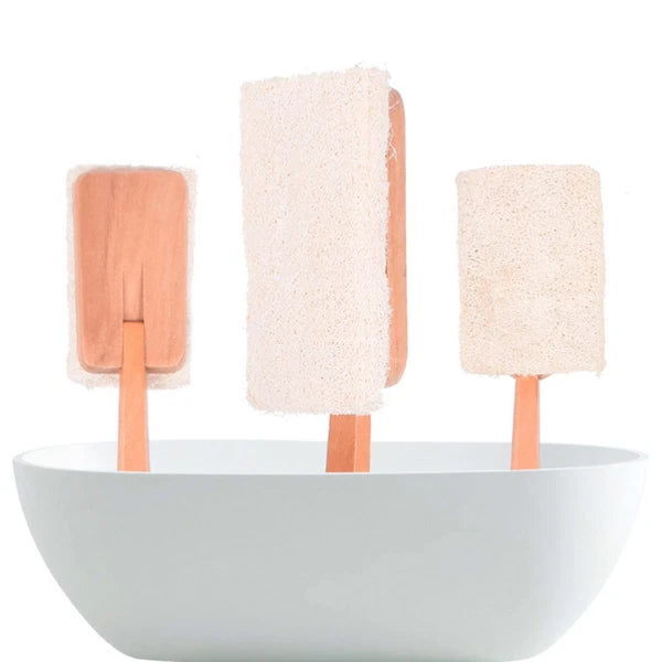 Loofah Bath Brush Exfoliating Body Shower Scrubber Back for Bathing