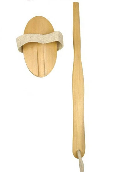 Natural Boar Bristle Long Handle Bath Brush Wooden Bath Brush Shower Back Brush