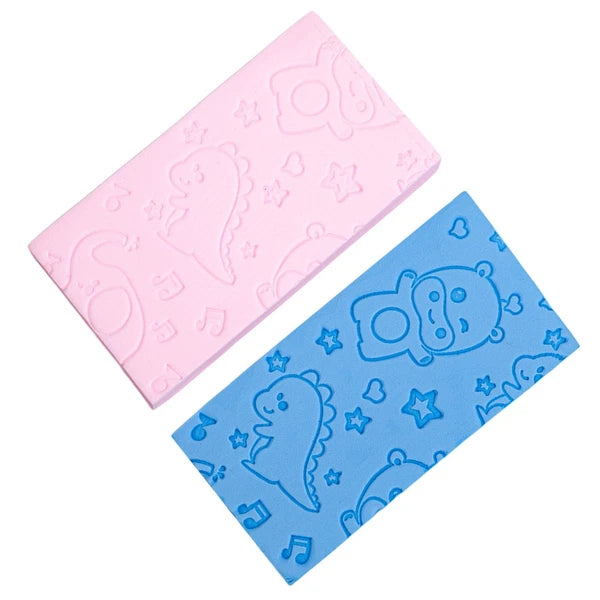2 Pcs Bath Scrub Sponge Brush Newborn Skin Exfoliator for Body Scrubber Shower