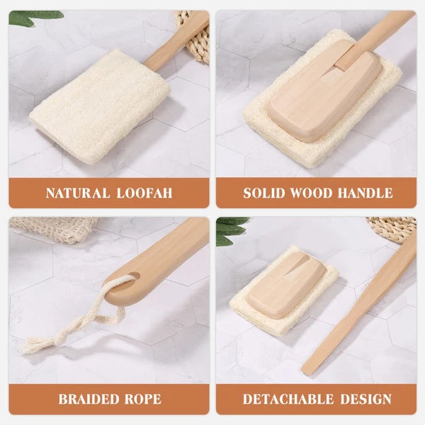 Loofah Bath Brush Exfoliating Shower Brushes Scrubber for Cleaning Man