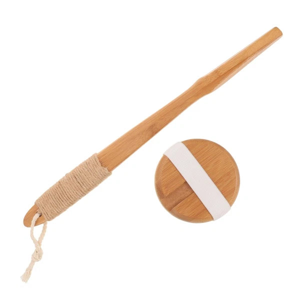 Removable Bath Brush Elderly Back Scrubber for Shower Exfoliating