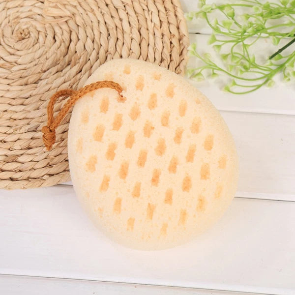 2 Pcs Shower Wipe Soft Bath Sponge Bathtub Scrubber Brush Exfoliating
