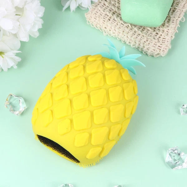 Pineapple Shower Brush Child Baby Bath Scrubber Cleaning Skin Body