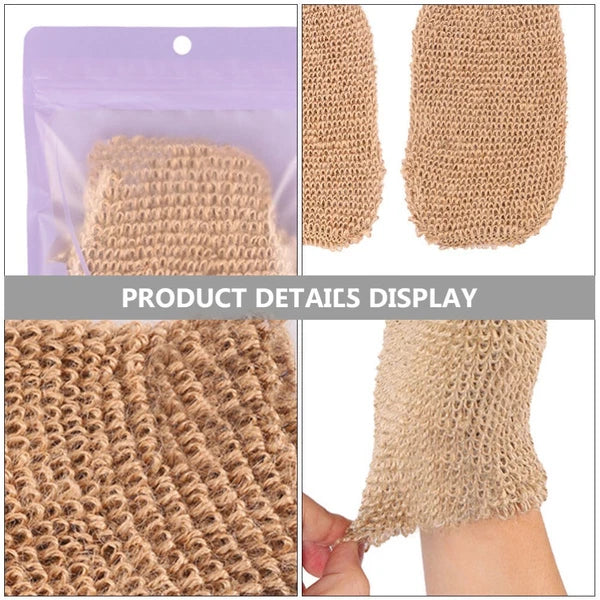 2Pcs Exfoliating Bath Scrubber Mitts for Smooth Skin