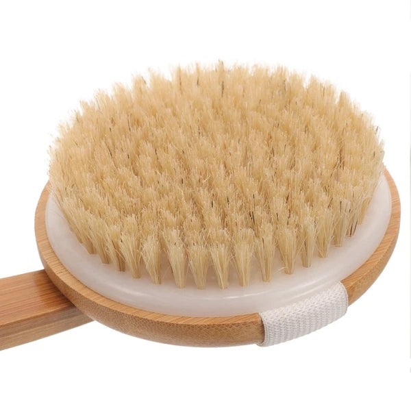 Removable Bath Brush Elderly Back Scrubber for Shower Exfoliating