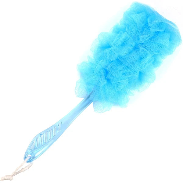 BACK SHOWER SCRUBBER Small/Large Soft Brush Loofah Sponge LONG HANDLE Bath Body