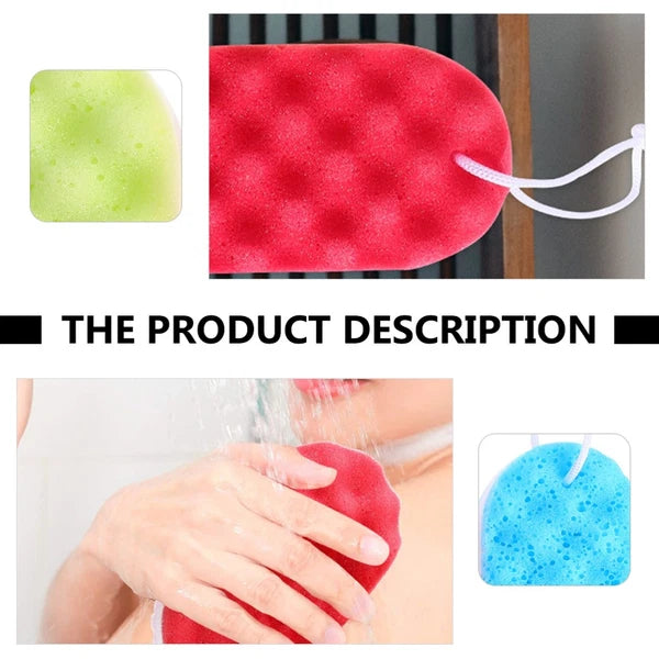 6Pcs Bath Sponge Shower Bathing Brush Body Cleaning Scrubber for Kids Adults