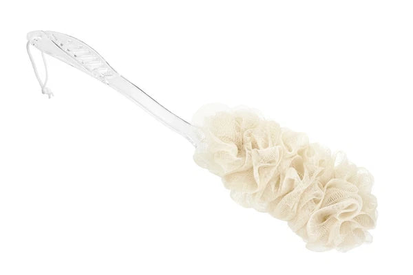 Long Handle Bath Brush Soft Mesh Sponge Back Scrubber Body Wash Shower Loofah