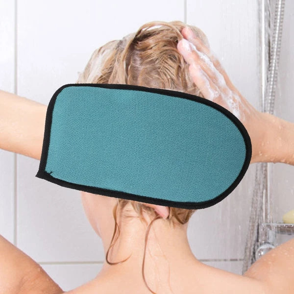 3pcs Shower Bath Gloves Brush Exfoliating Back Skin Scrubber Gloves Bath Ball