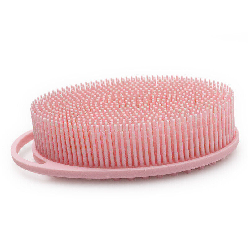 Silicone Body Scrubber Dual-sided Bath Shower Body Massage Exfoliation Brush