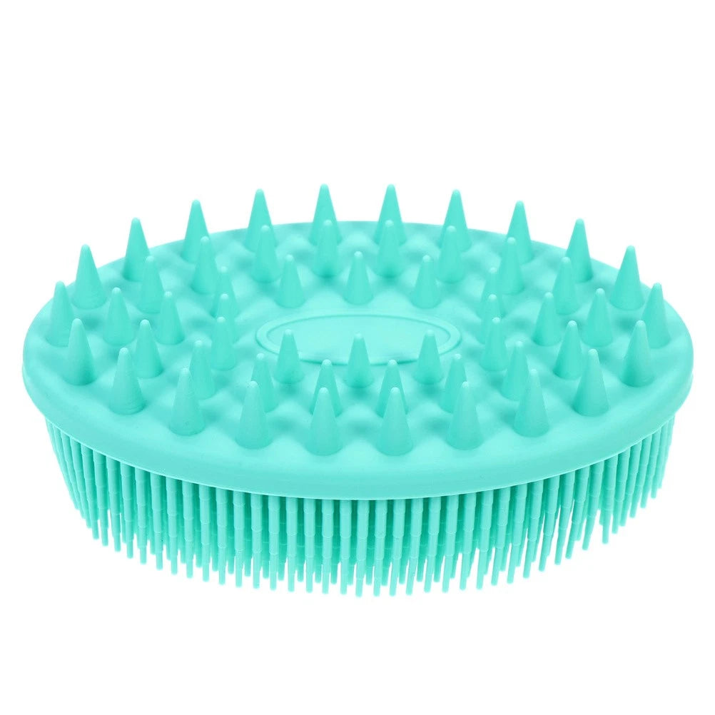 Bathroom Silicone Bath Scrubber Brush Scrub Massage Bath Tool Bath Brush
