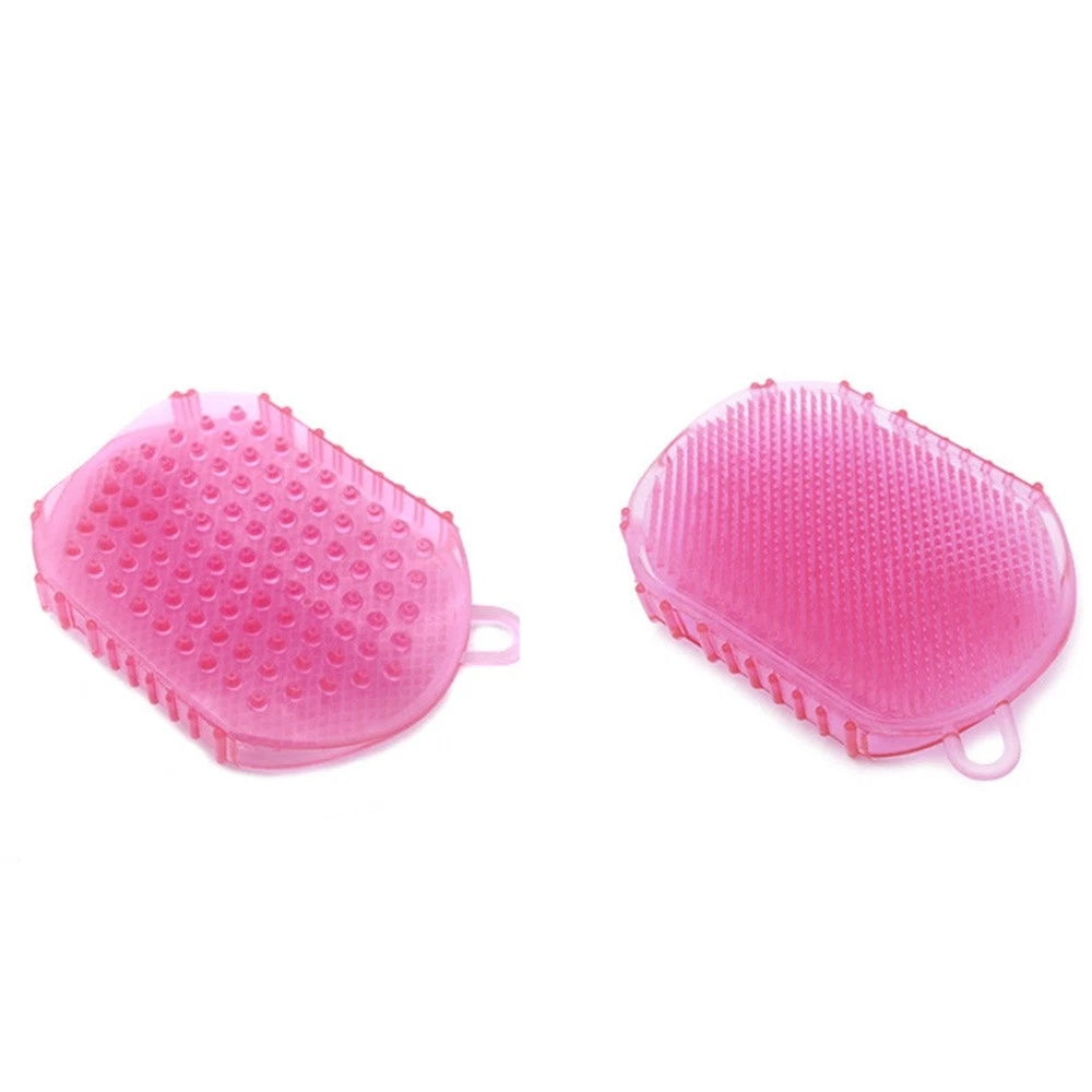 Soft Silicone Body Anti Cellulite Massage Glove Scrub Bath Shower Spa Tool UK