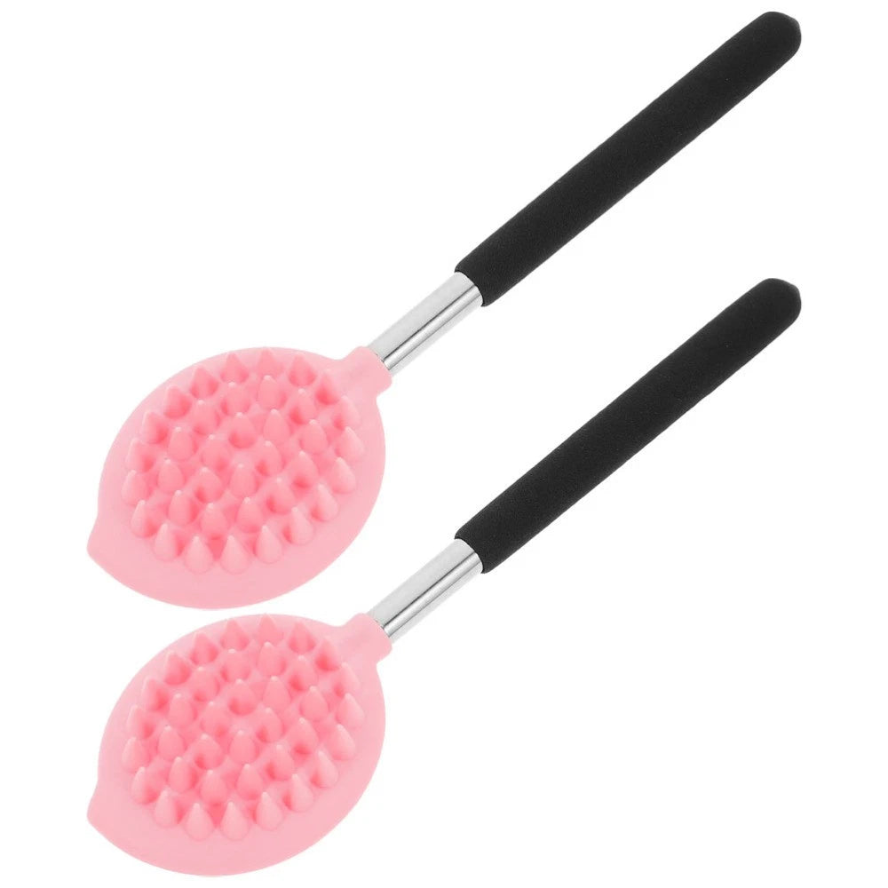 2 Pcs Bath Brush Child Body Bathing Tool Shower Exfoliating Scrubber