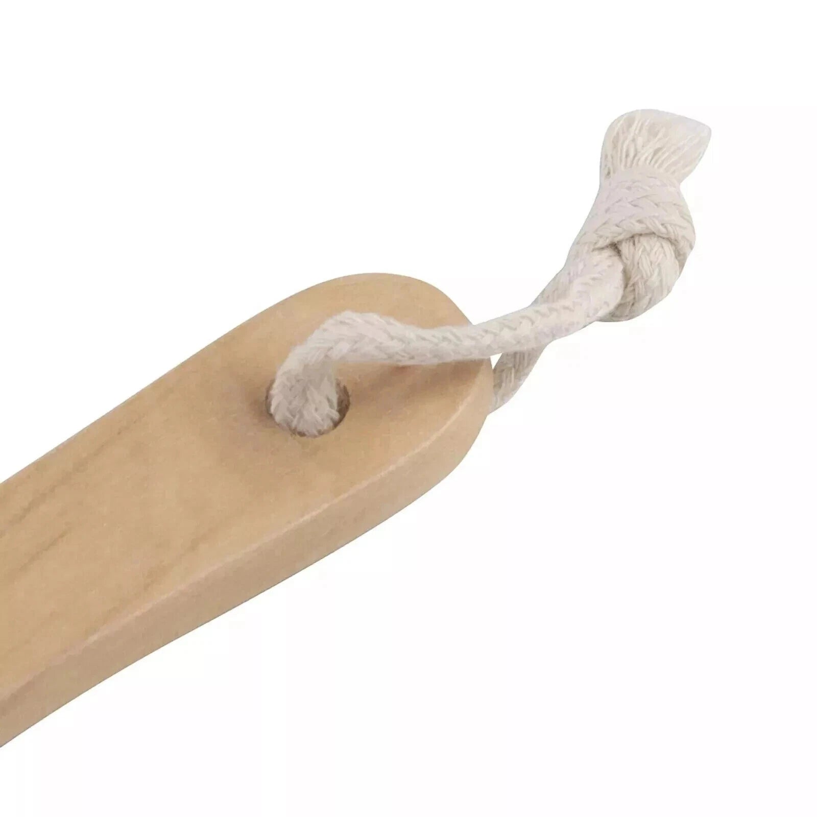 15.7" Long Handle Bath Brush Natural Bristles Body Back Shower Washing Scrubber