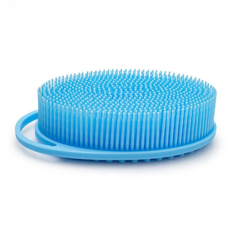 Silicone Body Scrubber Dual-sided Bath Shower Body Massage Exfoliation Brush