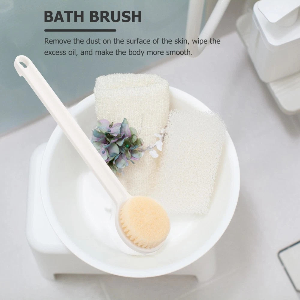 Back Scrubbing Brush Body for Showering Bath Brushes Long Handles Elderly
