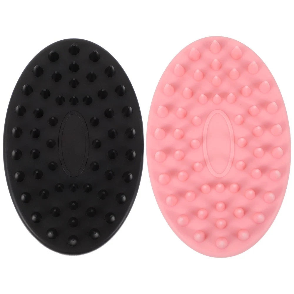 Silicone Shampoo Brush Body Shower Scrubber Toddler Baby Bath Tool