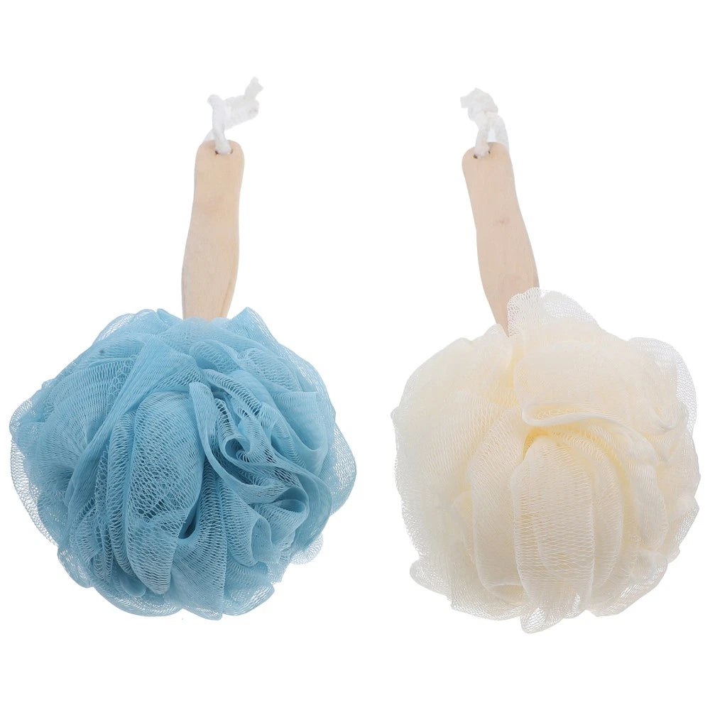 2 Pcs Baby Miss Handle Bath Brush Brushes Shower Long Handles for Elderly
