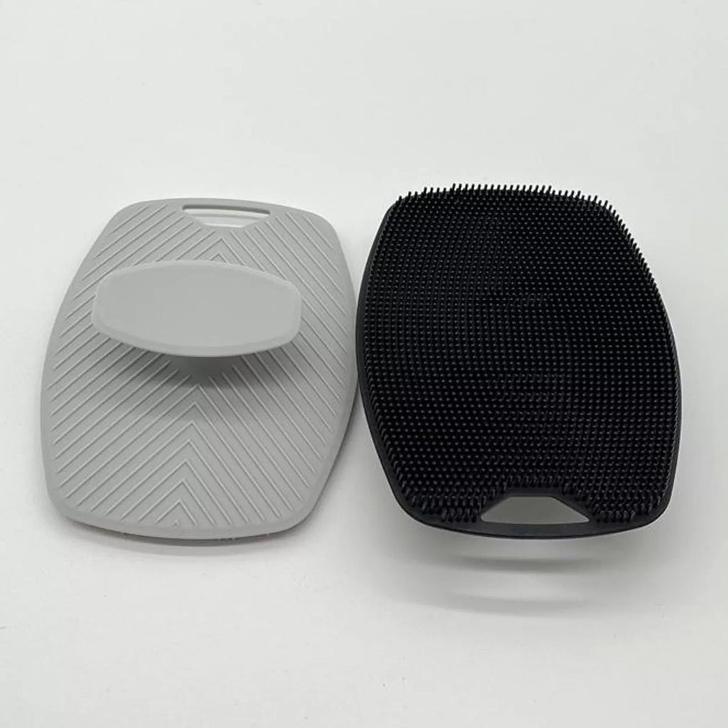 Silicone Body Scrubber - Exfoliating Loofah Shower Scrubber for Men - Travel