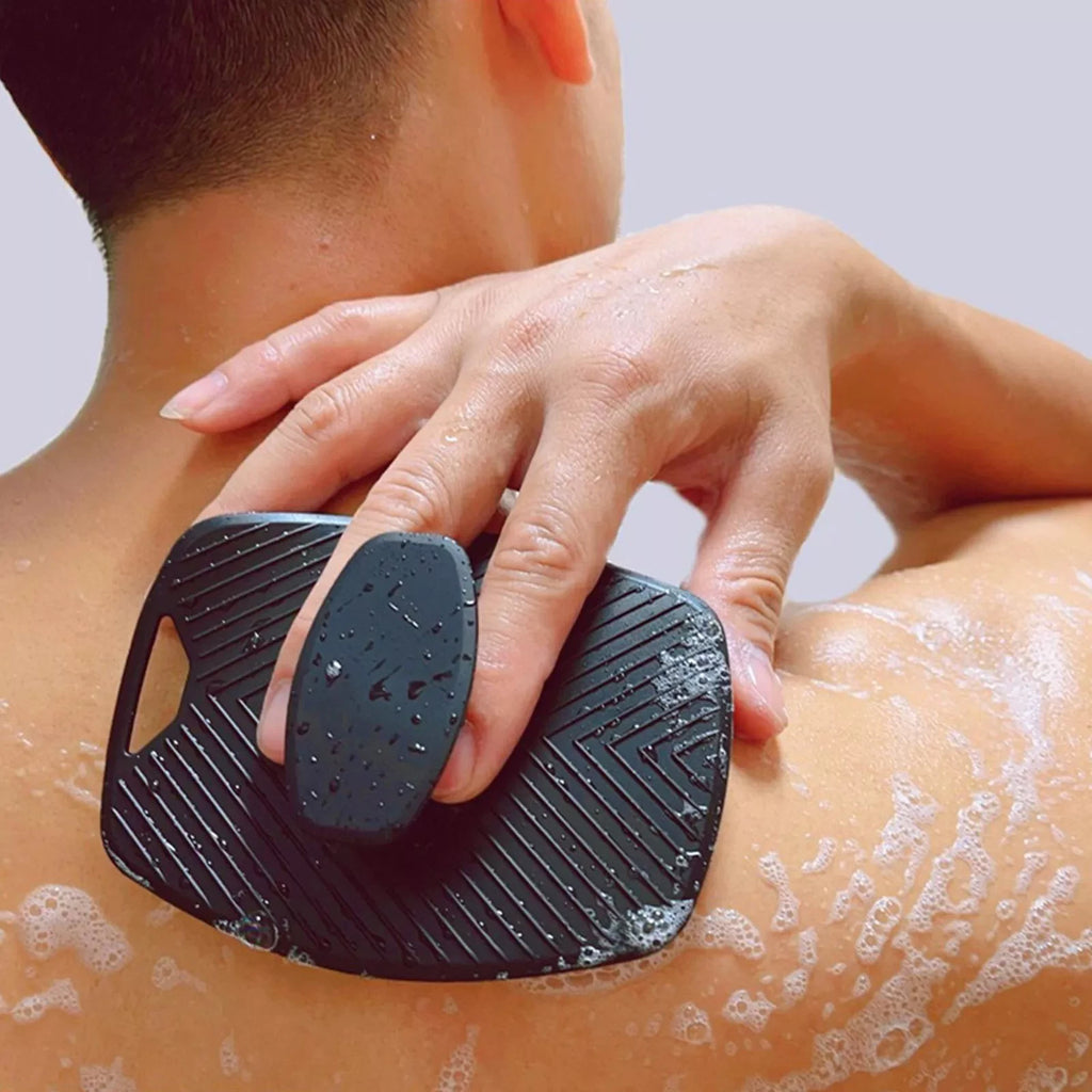 Exfoliating Silicone Body Brush Scrubber Handheld Bath Skin Massager UK