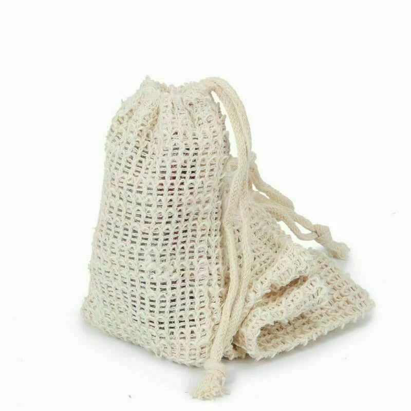 Soap Saver Bag Natural Sisal Exfoliating Soap Pouch for Foaming Drying Soap Bars