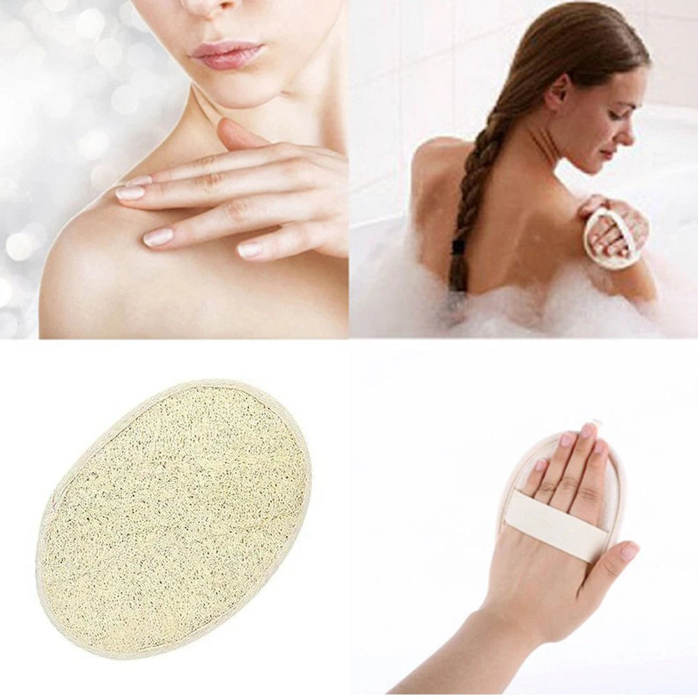 Natural Loofah Luffa Bath Shower Sponge Body Scrubber Exfoliator Washing Pad USA