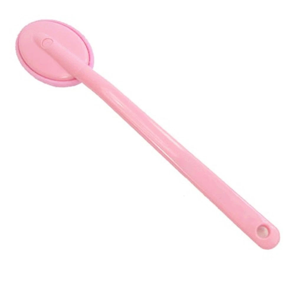Long Handle Shower Brush Microfiber Body Scrub Bath Brush for Back Scrubber