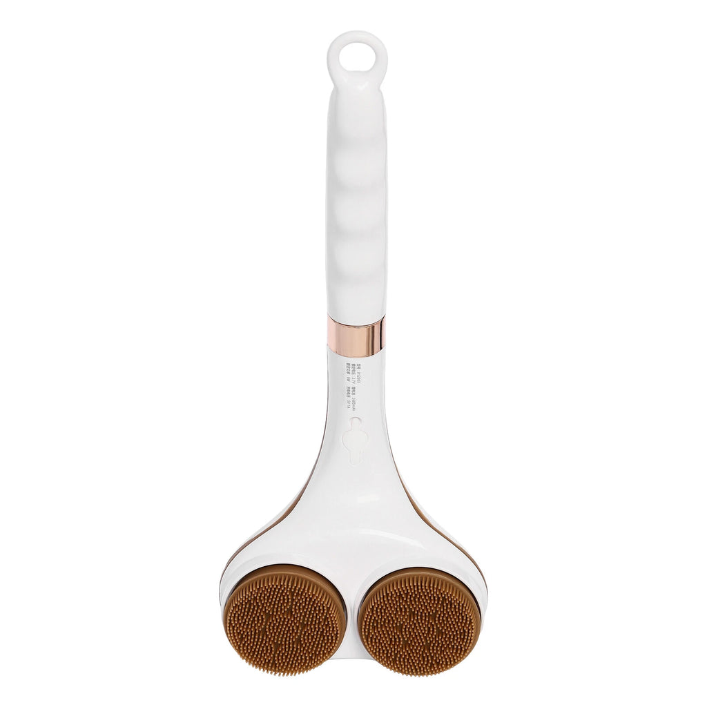 Electric Spin Scrubber Bath Brush Double Head Electric Rotation Body Brush