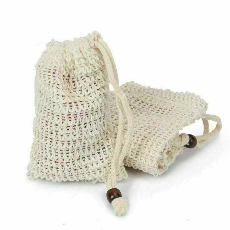 Soap Saver Bag Natural Sisal Exfoliating Soap Pouch for Foaming Drying Soap Bars